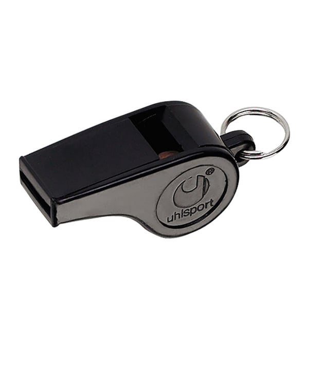 UHLSPORT Schiedsrichter-Pfeife (01) - schwarz