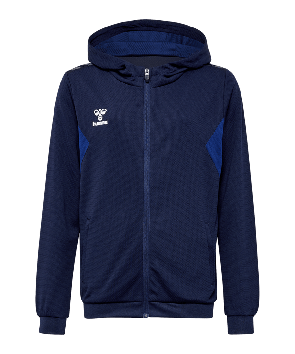Hummel AUTHENTIC PL Kapuzenjacke Kids Blau F7026 - blau
