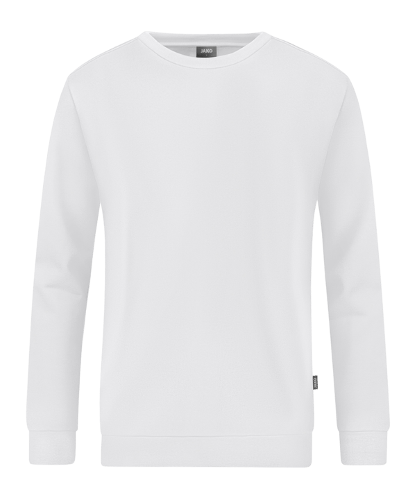 JAKO Organic Sweatshirt Weiss F000 - weiss