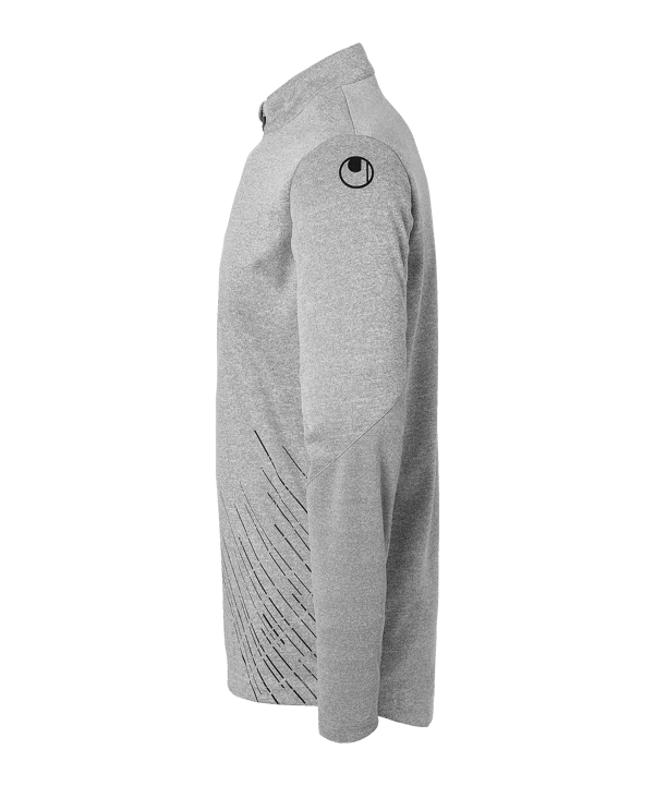 uhlsport Score 26 1/4 Zip Top Grau Schwarz F05 - grau