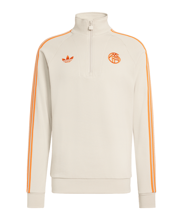 adidas FC Bayern München Originals Zip Top Beige - beige