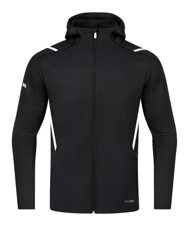 JAKO Challenge Freizeit Kapuzenjacke Schwarz (501) - schwarz